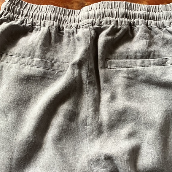 2/$30❤️ ONE - Taupe Rayon/Linen Jogger Pants with drawstring - Picture 8 of 9